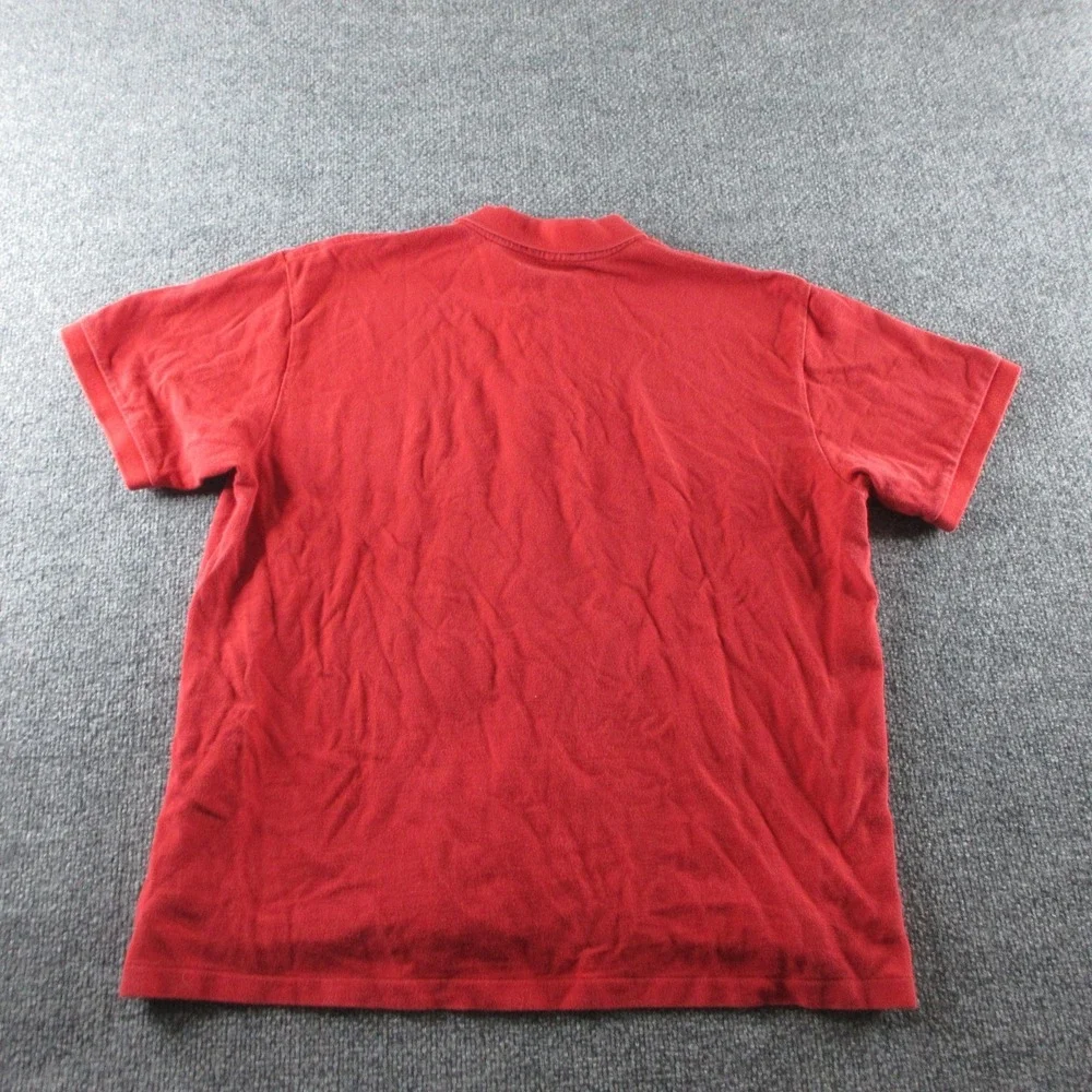 Ralph Lauren Polo Shirt Mens XL Red Short Sleeve Cotton Pony Logo Casual Pique‎